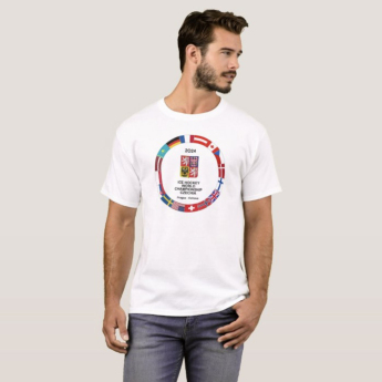 Hokejové reprezentácie pánske tričko Ice Hockey World Championship Czechia MS 2024 White