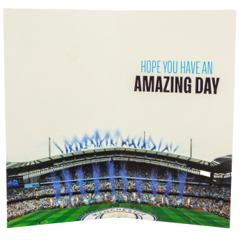 Manchester City blahoprianie Personalised Birthday Card