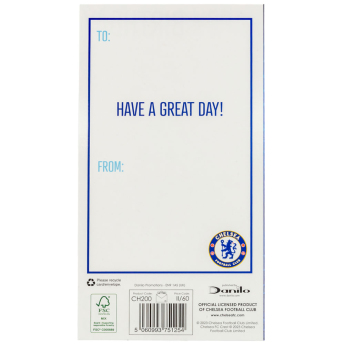 FC Chelsea blahoprianie Crest Birthday Card