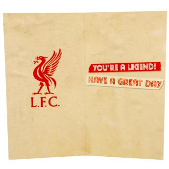 FC Liverpool blahoprianie Dad Birthday Card