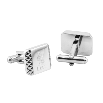 FC Liverpool manžetové gombíky Stainless Steel Patterned Cufflinks