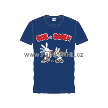 Hokejové reprezentácie detské tričko Czech republic Bob a Bobek Hockey 2015 Blue