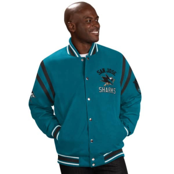 San Jose Sharks pánska bunda Tailback Jacket