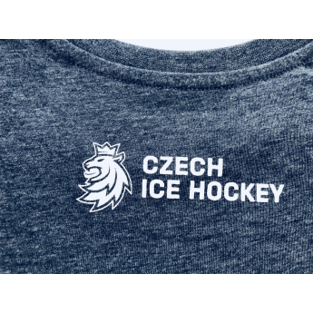 Hokejové reprezentácie pánske tričko Czech Republic logo lion patina