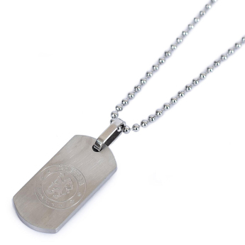 FC Chelsea retiazka na krk s psou známkou Matt Finish Dog Tag & Chain