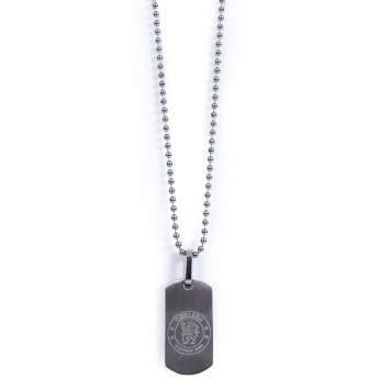 FC Chelsea retiazka na krk s psou známkou Matt Finish Dog Tag & Chain