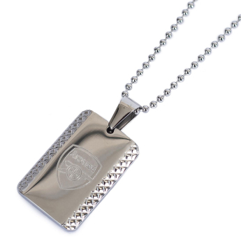 FC Arsenal retiazka na krk s psou známkou Patterned Dog Tag & Chain
