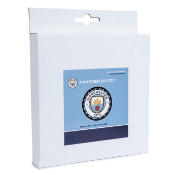 Manchester City logo na stenu Metal LED Logo Sign