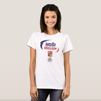 Hokejové reprezentácie dámske tričko Ice Hockey World Championship Czechia MS 2024 White