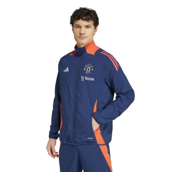 Manchester United pánska bunda Presentation indigo