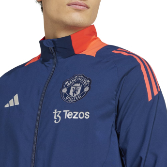 Manchester United pánska bunda Presentation indigo