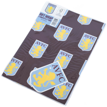 Aston Villa baliaci papier Text