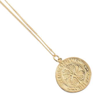 FC Celtic retiazka na krk s príveskom 18ct Gold Plated on Silver