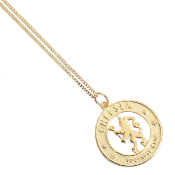 FC Chelsea retiazka na krk s príveskom 18ct Gold Plated on Silver