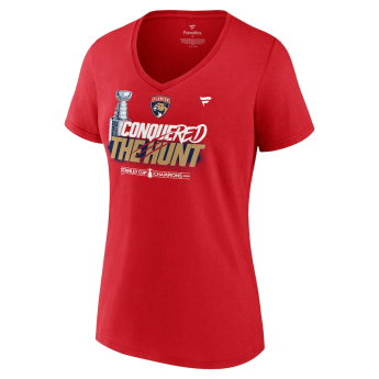 Florida Panthers dámske tričko 2024 Stanley Cup Champions Celebration V-Neck