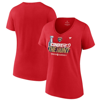 Florida Panthers dámske tričko 2024 Stanley Cup Champions Celebration V-Neck