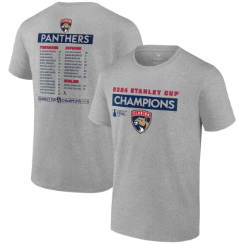 Florida Panthers pánske tričko 2024 Stanley Cup Champions Roster