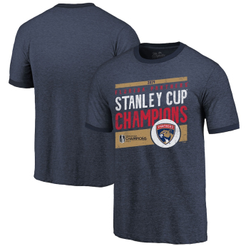 Florida Panthers pánske tričko 2024 Stanley Cup Champions Tri-Blend Ringer