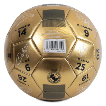Manchester City futbalová lopta Treble Winners Sig