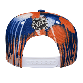 Edmonton Oilers detská čiapka flat šiltovka Paint Splatter Fashion Snapback