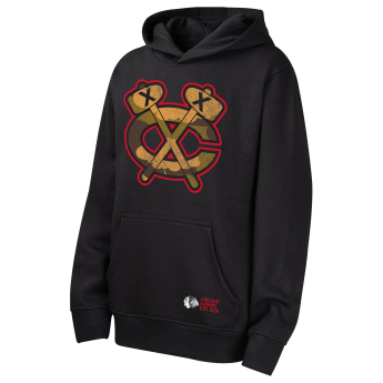 Chicago Blackhawks detská mikina s kapucňou Down To The Wire Po Fleece Hood