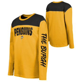 Pittsburgh Penguins detské tričko s dlhým rukávom Unbeaten Run Ls Crew Nk Tee