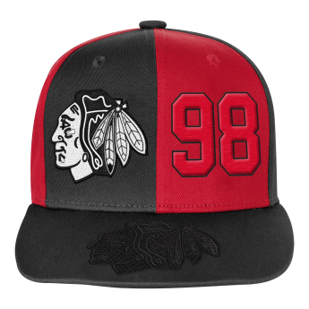 Chicago Blackhawks detská čiapka baseballová šiltovka Connor Bedard Pandemonium Tonal Flat Brim Sn