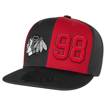 Chicago Blackhawks detská čiapka baseballová šiltovka Connor Bedard Pandemonium Tonal Flat Brim Sn