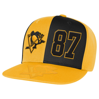 Pittsburgh Penguins detská čiapka baseballová šiltovka Sidney Crosby Pandemonium Tonal Flat Brim Sn
