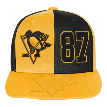 Pittsburgh Penguins detská čiapka baseballová šiltovka Sidney Crosby Pandemonium Tonal Flat Brim Sn