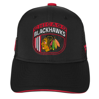Chicago Blackhawks detská čiapka baseballová šiltovka 2024 Draft NHL On Stage Trucker Adjustable Hat