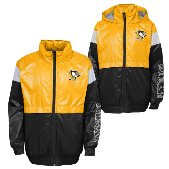 Pittsburgh Penguins detská bunda goal line stance full-zip windbreaker