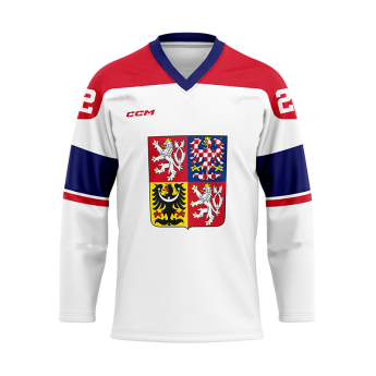 Hokejové reprezentácie hokejový dres Ondřej Palát #18 CCM Czech republic - white