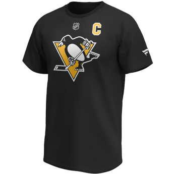 Pittsburgh Penguins pánske tričko Sidney Crosby Iconic Name & Number Graphic black