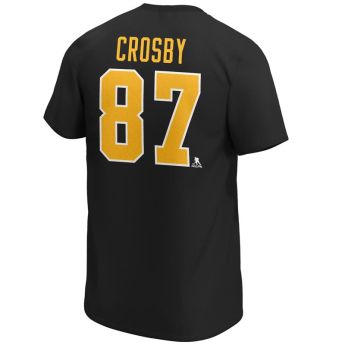 Pittsburgh Penguins pánske tričko Sidney Crosby Iconic Name & Number Graphic black