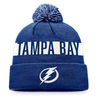 Tampa Bay Lightning zimná čiapka Fundamental Beanie Cuff with Pom
