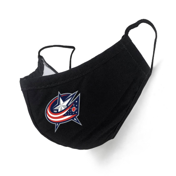 Columbus Blue Jackets rúško black