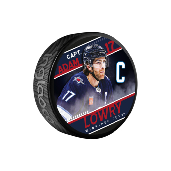 Winnipeg Jets puk Adam Lowry Captain Collection