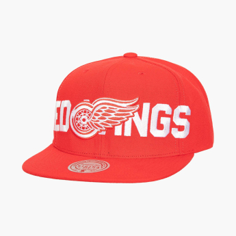 Detroit Red Wings čiapka flat šiltovka Full Frontal Snapback Vntg