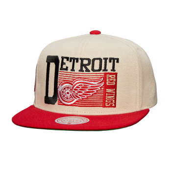Detroit Red Wings čiapka flat šiltovka Speed Zone Snapback Vntg