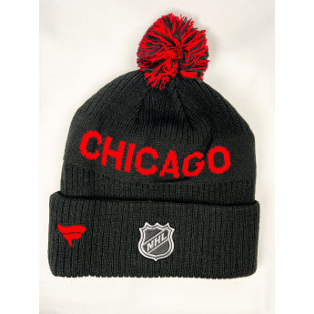 Chicago Blackhawks detská zimná čiapka Cufed Knit With Pom