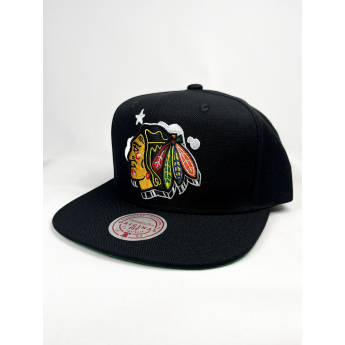 Chicago Blackhawks čiapka flat šiltovka Gshadow Snapback Vntg