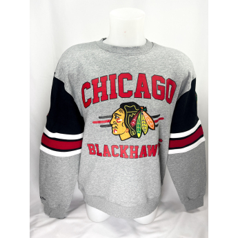 Chicago Blackhawks pánska mikina s kapucňou All Over Crew 4.0 Current Logo