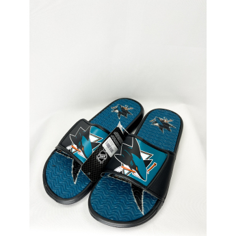 San Jose Sharks pánske šľapky Colorblock Slipper