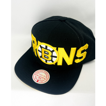 Boston Bruins čiapka flat šiltovka Full Frontal Snapback Vntg