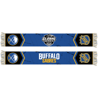 Buffalo Sabres zimný šál NHL Global Series 2024 Czechia Buffalo Sabres HD Jaquard