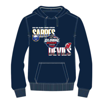 NHL produkty detská mikina s kapucňou 2024 Czechia Buffalo Sabres vs New Jersey Devils Match-Up Pullover Hoodie