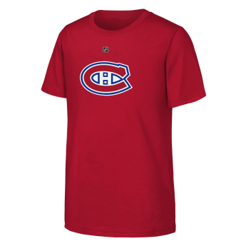 Montreal Canadiens detské tričko Juraj Slafkovsky Montreal Canadiens Flat Name & Number Ctn Tee