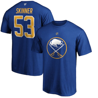 Buffalo Sabres pánske tričko Jeff Skinner #53 Stack Logo Name & Number