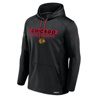 Chicago Blackhawks pánska mikina s kapucňou AP Rink Poly Fleece Pullover Hood